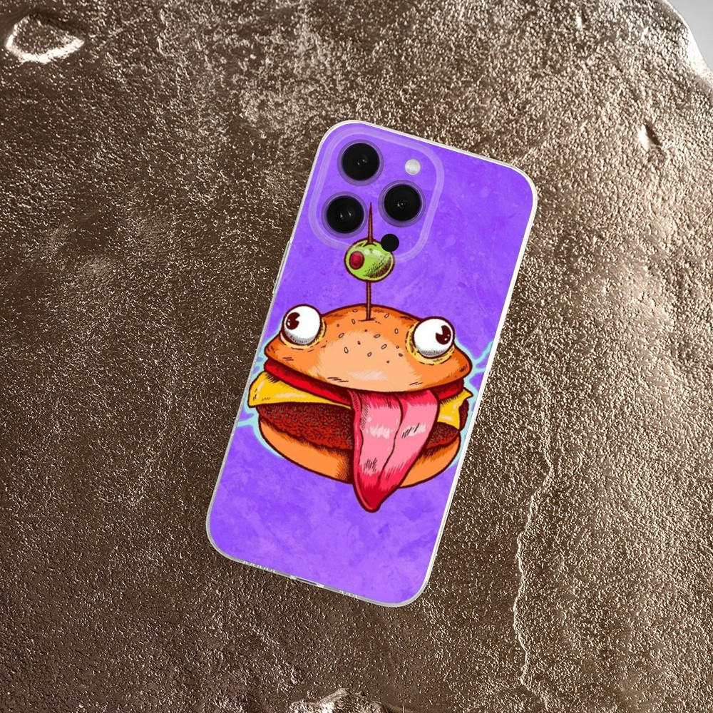 Coque iPhone XS Motif Burger Dingo