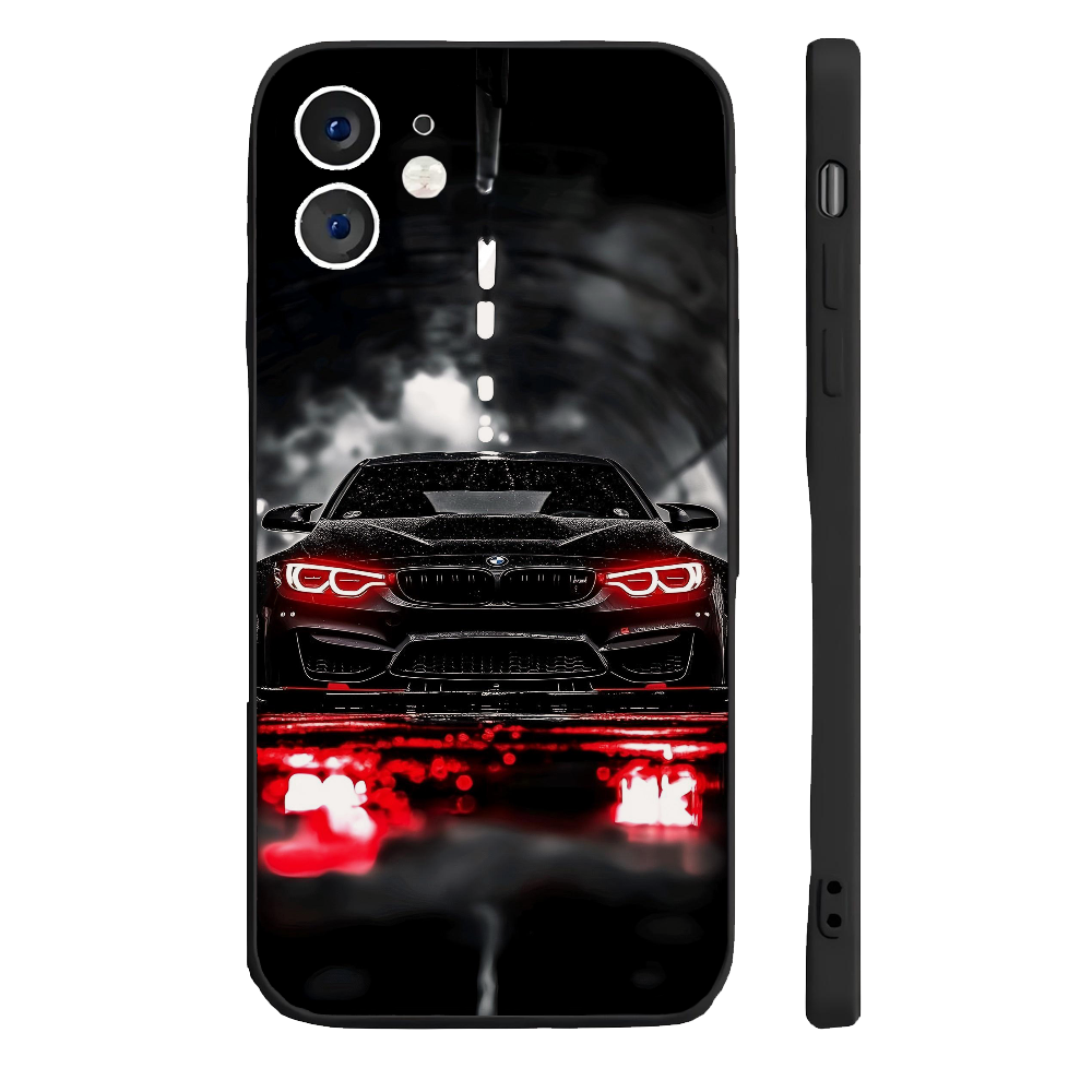 Coque iPhone BMW M4 - Noir et Rouge