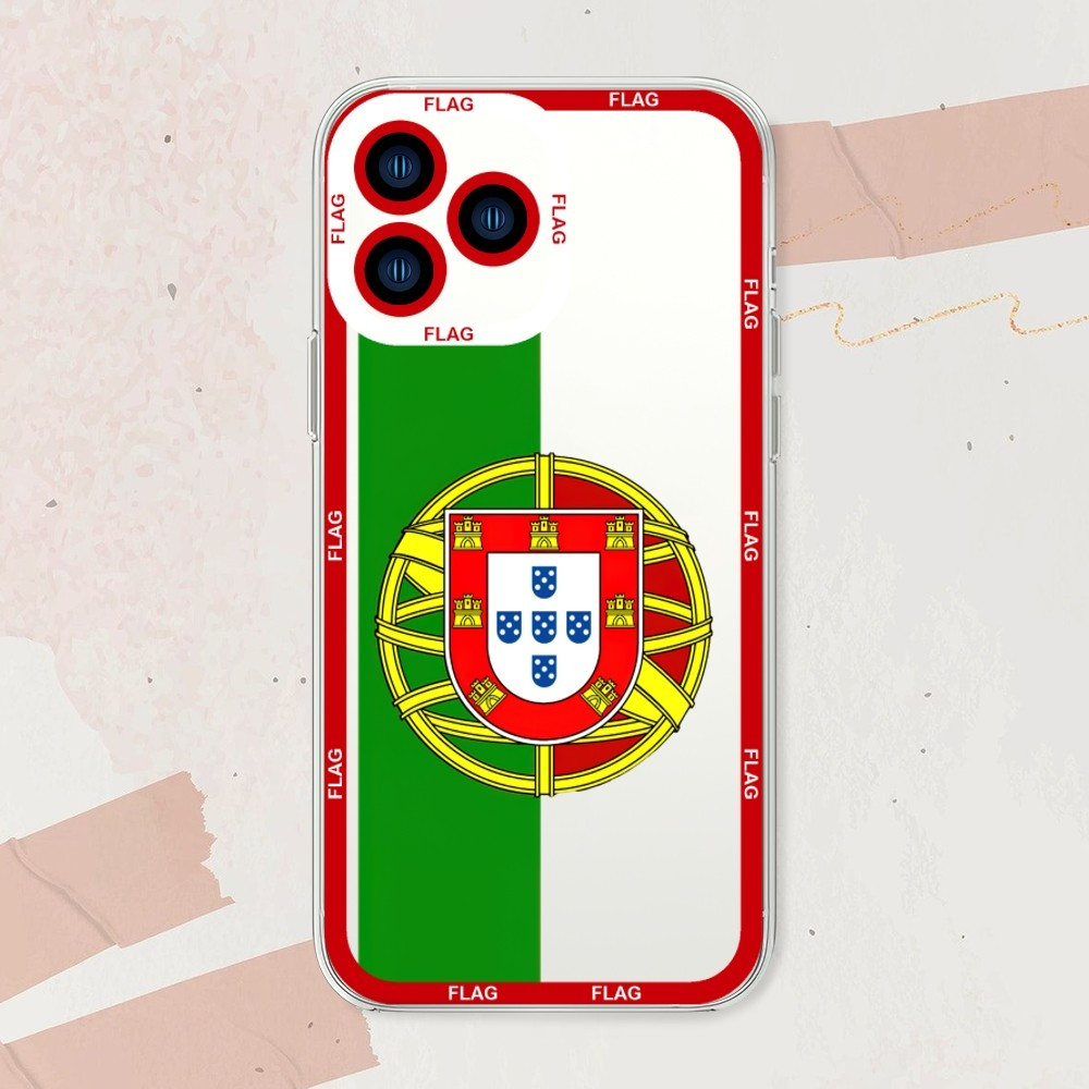 Coque iPhone 12 Drapeau Portugal