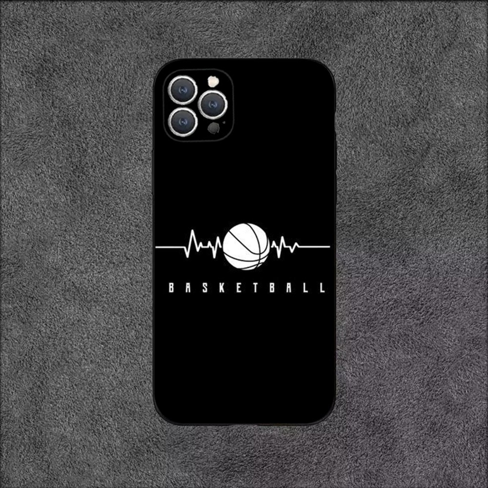 Coque iPhone XS Basketball Design Épuré