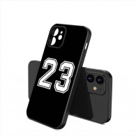 Coque iPhone 13 mini Noir Numéro 23 - Protection Élégante et Sportive