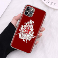 Coque iPhone 11 Pro Max Design Équipe de Football Rouge et Blanc