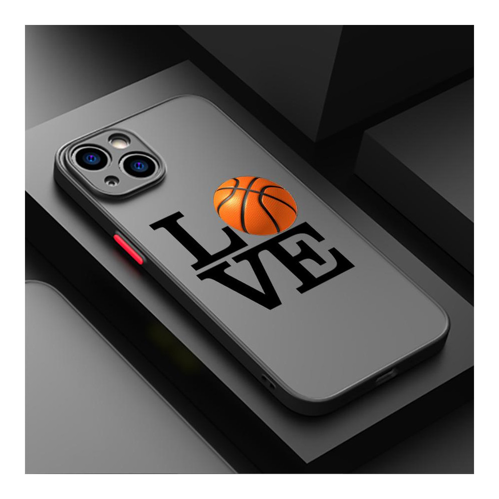 Coque iPhone 'Love' avec ballon de basket