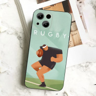 Coque iPhone 15 Pro Rugby - Design Unique et Sportif