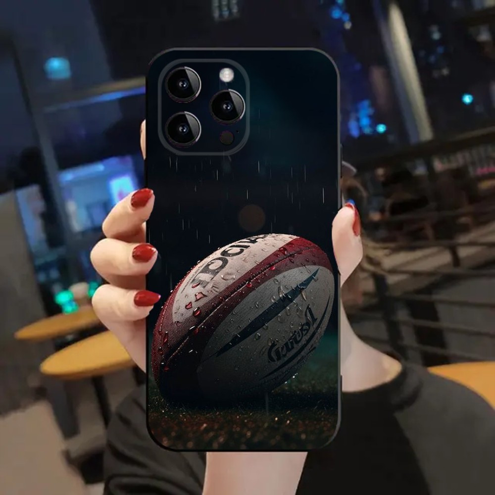 Coque iPhone 15 Rugby - Protégez votre téléphone avec style