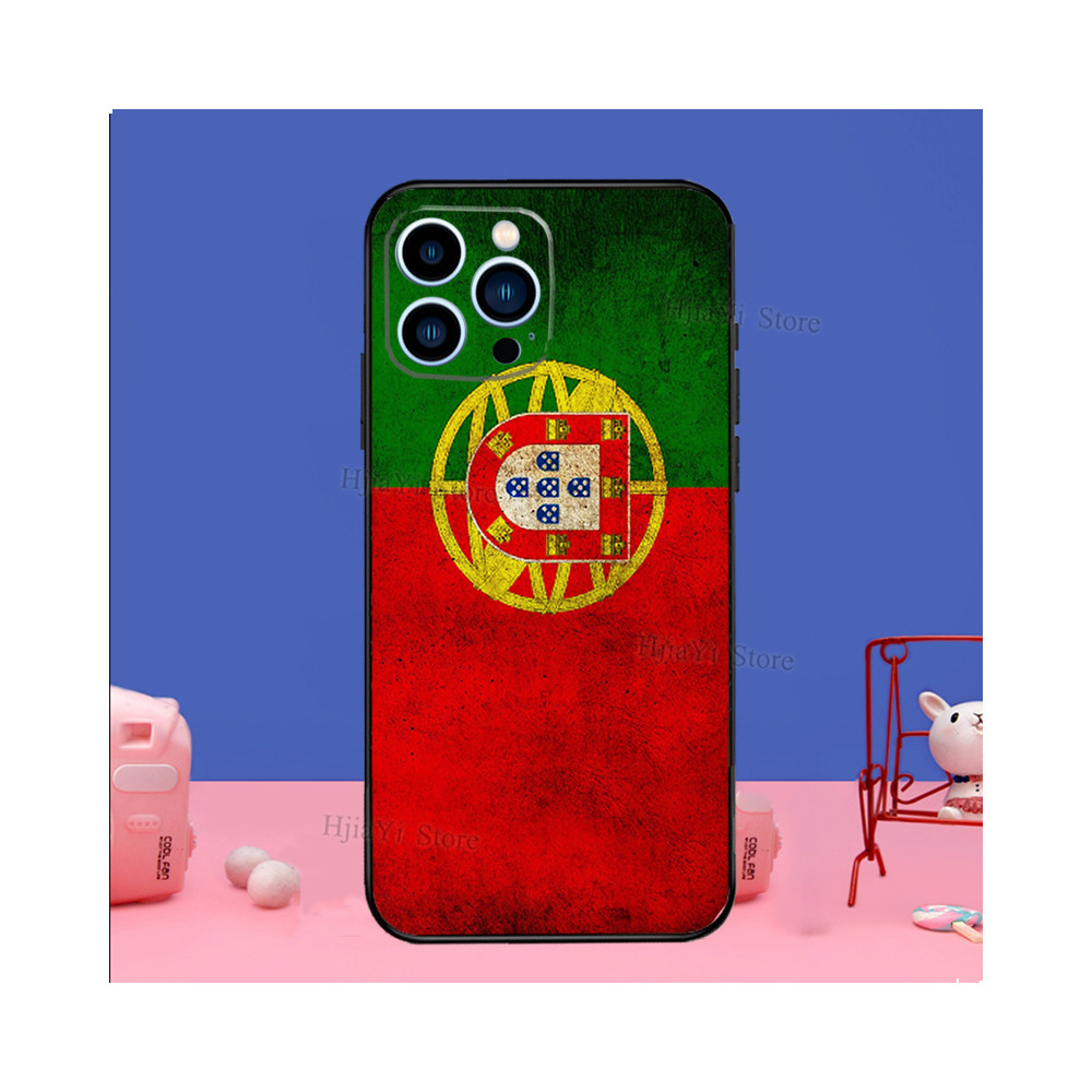 Coque iPhone 15 Pro Max Drapeau Portugal - Style et Protection