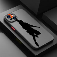 Coque iPhone SE 2020 Design Athlète Silhouette Noire