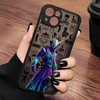 Coque iPhone 14 Fortnite Personnage Corvus - Design Exclusif