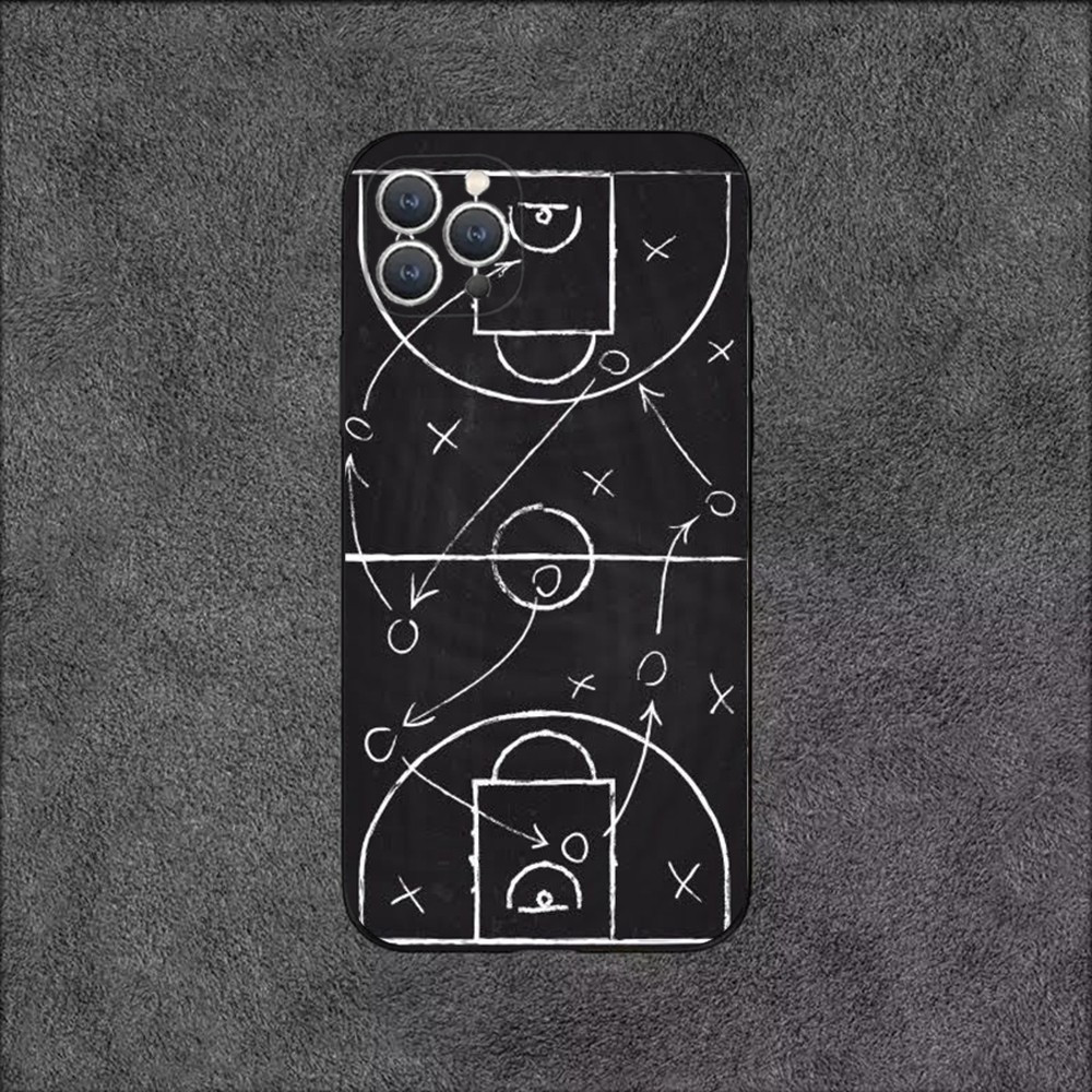 Coque iPhone Motif Tactique de Basketball