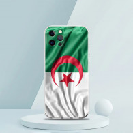 Coque iPhone XS Max Drapeau Algérie - Protection Élégante