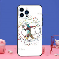 Coque iPhone 13 Pro Design Handballeuse Aquarelle