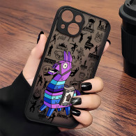 Coque iPhone 13 Pro Max Fortnite Lama Violet - Protection Optimale