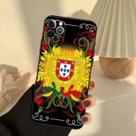 Coque iPhone 14 Pro Drapeau Portugal - Élégance et Fierté Nationale