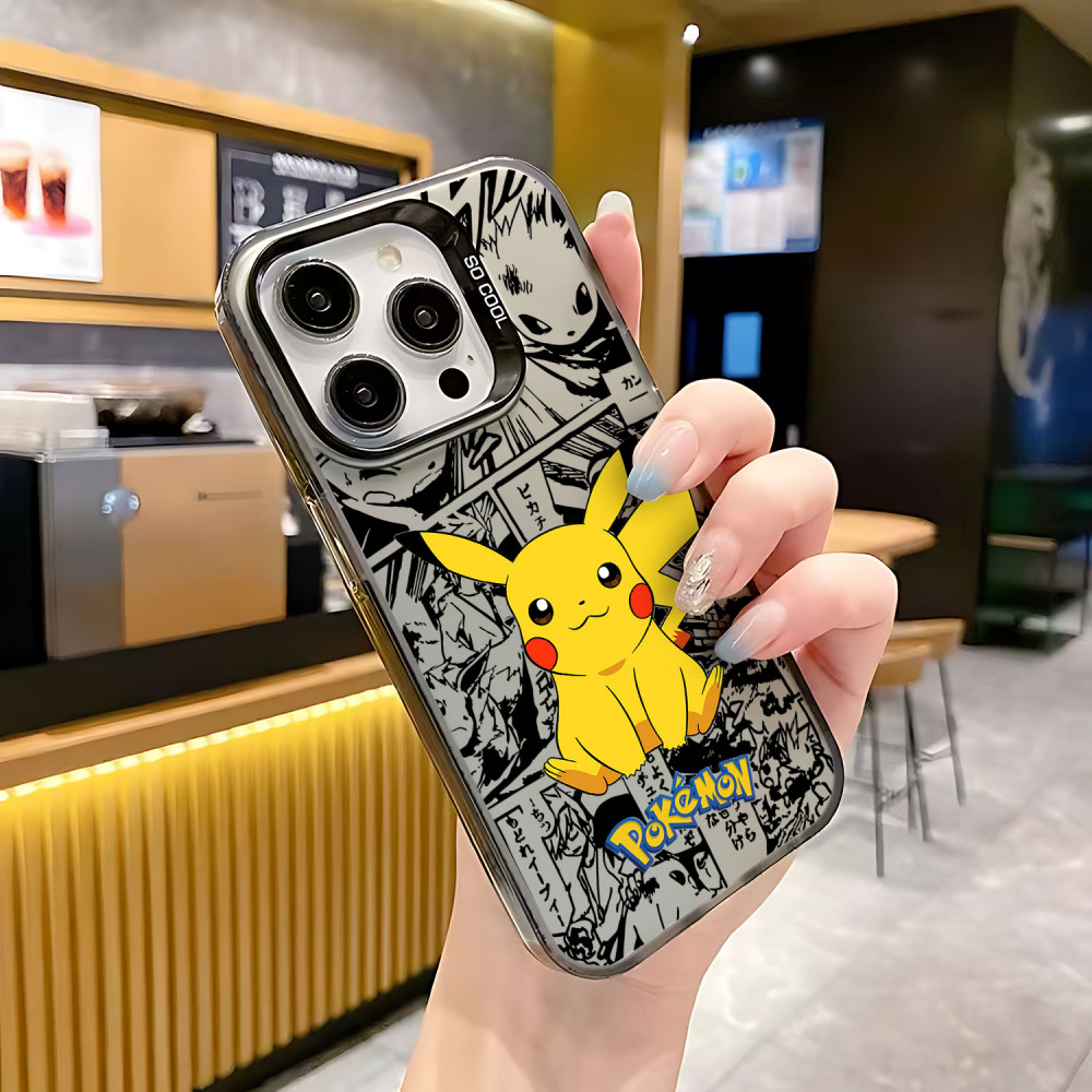 Coque iPhone 13 Pikachu Manga : Protégez votre téléphone avec style