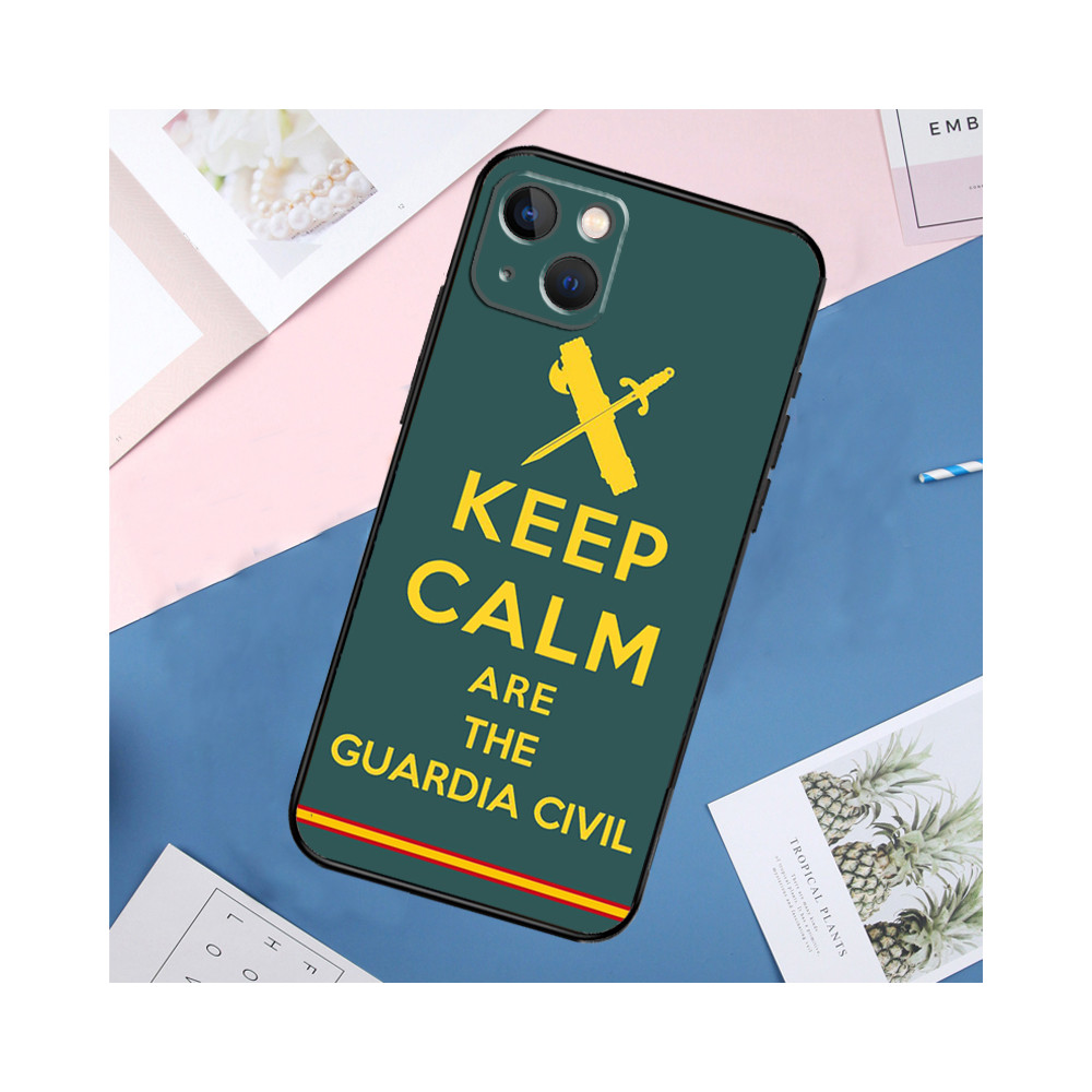 Coque iPhone 16 Pro Max Keep Calm Guardia Civil - Protection Originale