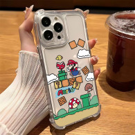 Coque iPhone 16 Pro Mario - Design Rétro Gaming