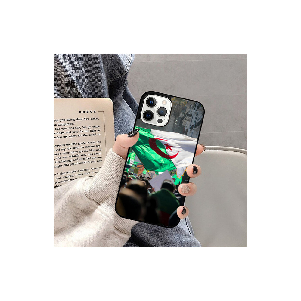 Coque iPhone 11 Pro Max Drapeau Algérie - Fierté Nationale à Portée de Main