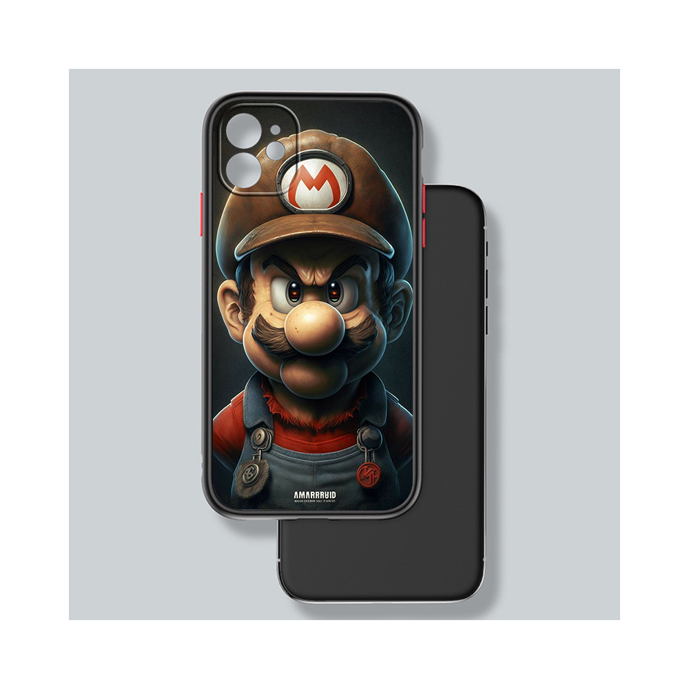 Coque iPhone 12 mini Mario en Colère