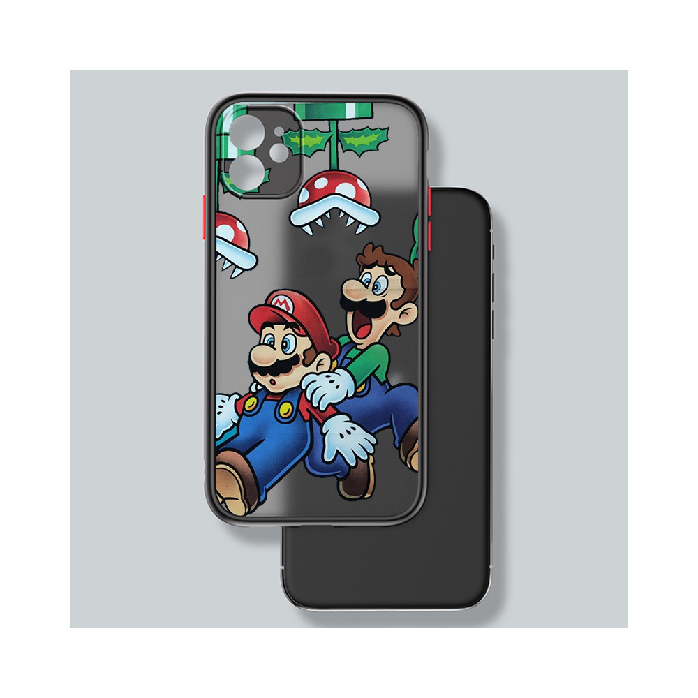 Coque iPhone 15 Mario et Luigi - Protection Fun pour Fans de Jeux Vidéo