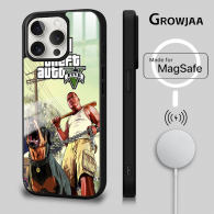 Coque iPhone 15 Grand Theft Auto V - Franklin et Chop