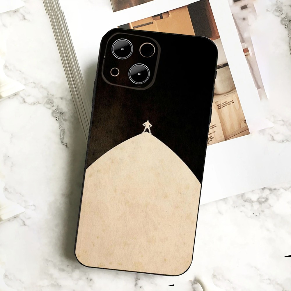 Coque iPhone XS Max Design Minimaliste : Silhouette sur Sommet